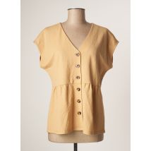 COMMA - Chemisier beige en viscose - Femme - Taille 40 - Modz