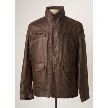 S4 JACKETS - Veste casual marron en polyester - Homme - Taille L - Modz
