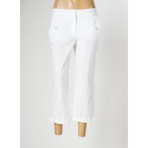 BARBARA LEBEK - Pantalon 7/8 blanc en coton - Femme - Taille 38 - Modz