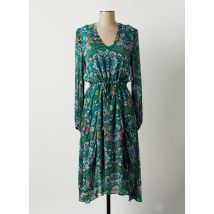 ZAPA - Robe mi-longue vert en viscose - Femme - Taille 38 - Modz