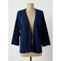 NICE THINGS - Gilet manches longues bleu en coton pour femme - Taille 38 - Modz