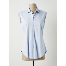 ETERNA - Chemisier bleu en coton pour femme - Taille 38 - Modz