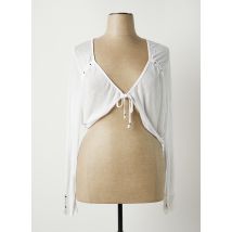 FRED SABATIER - Boléro blanc en viscose - Femme - Taille 52 - Modz
