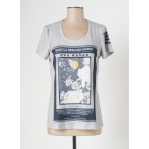 EVA KAYAN - T-shirt gris en polyester - Femme - Taille 38 - Modz