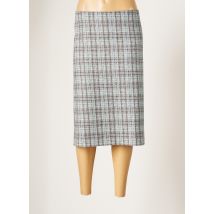 BASLER - Jupe mi-longue gris en laine vierge - Femme - Taille 54 - Modz