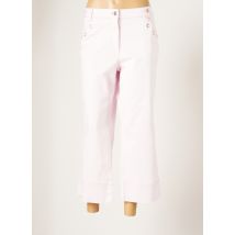 SPORTALM - Pantalon droit violet en coton - Femme - Taille 50 - Modz