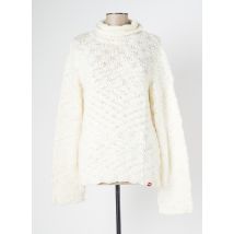 ROXY - Pull col roulé blanc en acrylique - Femme - Taille 44 - Modz