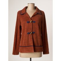 POUPEE CHIC - Gilet manches longues marron en polyester - Femme - Taille 36 - Modz