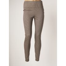 YAYA - Pantalon slim marron en polyester pour femme - Taille 38 - Modz