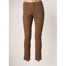 PARA MI - Pantalon 7/8 marron en coton - Femme - Taille TU - Modz