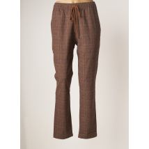 HARRIS WILSON - Pantalon droit marron en viscose pour femme - Taille 36 - Modz