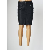 EMMA & ROCK - Jupe mi-longue noir en coton - Femme - Taille 38 - Modz