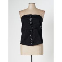 TWISTER - Top noir en coton - Femme - Taille 44 - Modz