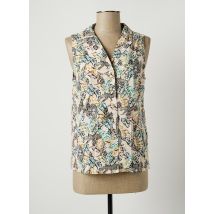 C'EST BEAU LA VIE - Chemisier beige en coton - Femme - Taille 36 - Modz