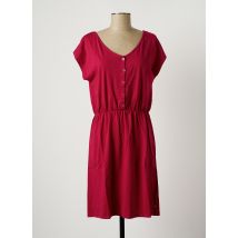 KATMAI - Robe mi-longue rose en coton - Femme - Taille 38 - Modz