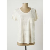 KATMAI - T-shirt beige en coton - Femme - Taille 42 - Modz