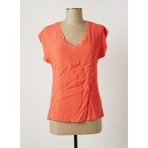 NINA KALIO - Top orange en viscose - Femme - Taille 36 - Modz