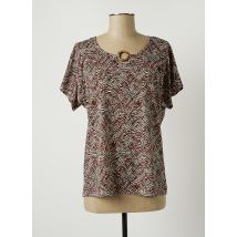 DIANE LAURY - T-shirt orange en polyester - Femme - Taille 40 - Modz