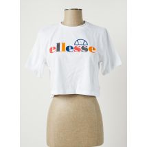 ELLESSE - T-shirt blanc en coton - Femme - Taille 34 - Modz