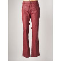 ONE STEP - Pantalon droit rouge en coton pour femme - Taille W34 - Modz