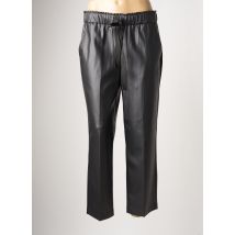 OUI - Pantalon 7/8 noir en polyurethane - Femme - Taille 40 - Modz