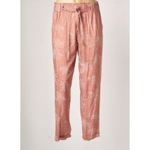 GEISHA - Pantalon droit rose en viscose - Femme - Taille 36 - Modz