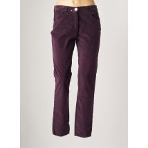 EAST DRIVE - Pantalon slim violet en coton - Femme - Taille 42 - Modz