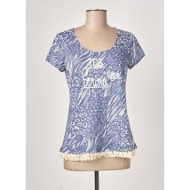 FRED SABATIER - T-shirt bleu en coton - Femme - Taille 38 - Modz