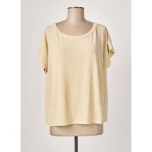 PAKO LITTO - T-shirt beige en viscose - Femme - Taille 38 - Modz