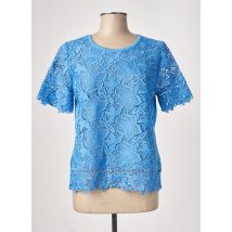 LEO & UGO - Top bleu en viscose pour femme - Taille 42 - Modz