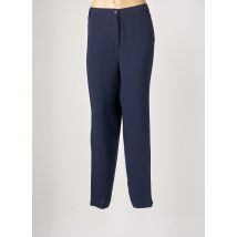 ANNE KELLY - Pantalon droit bleu en polyester - Femme - Taille 50 - Modz
