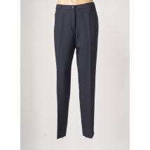 ANNE KELLY - Pantalon droit bleu en polyurethane - Femme - Taille 42 - Modz