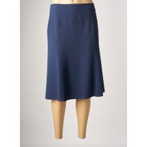 ANNE KELLY - Jupe mi-longue bleu en polyester - Femme - Taille 42 - Modz