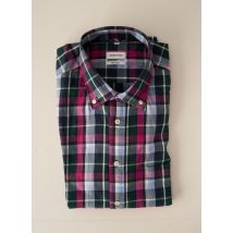 SEIDEN STICKER - Chemise manches longues violet en coton - Homme - Taille M - Modz