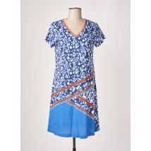 SENORETTA - Chemise de nuit bleu en coton pour femme - Taille 38 - Modz