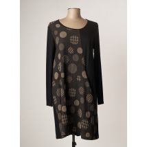 G!OZE - Robe mi-longue noir en viscose - Femme - Taille 40 - Modz