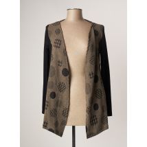 G!OZE - Gilet manches longues beige en viscose - Femme - Taille 40 - Modz