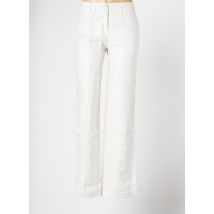 FRED SABATIER - Pantalon chino gris en lin pour femme - Taille 38 - Modz