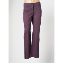 ALL BEAUTIFUL - Pantalon chino violet en coton - Femme - Taille 38 - Modz