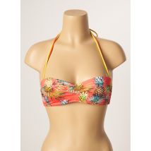 HISTOIRE DE PLAGE - Haut de maillot de bain orange en polyamide - Femme - Taille 36 - Modz