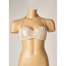 HISTOIRE DE PLAGE - Haut de maillot de bain jaune en polyester - Femme - Taille 36 - Modz