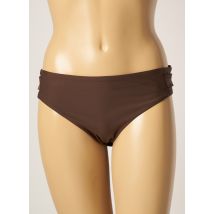 HATEIA - Bas de maillot de bain marron en polyamide - Femme - Taille 40 - Modz