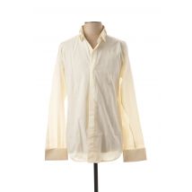 CATOGAN - Chemise manches longues beige en coton - Homme - Taille M - Modz
