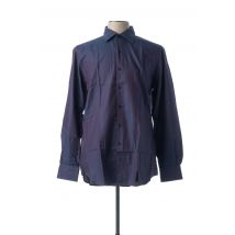 XACUS - Chemise manches longues violet en coton - Homme - Taille M - Modz