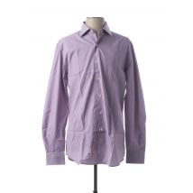 XACUS - Chemise manches longues violet en coton - Homme - Taille L - Modz