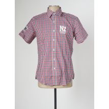 NEW ZEALAND AUCKLAND - Chemise manches courtes rouge en coton - Homme - Taille S - Modz