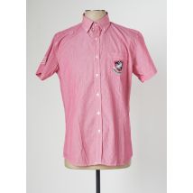 NEW ZEALAND AUCKLAND - Chemise manches courtes rouge en coton - Homme - Taille M - Modz