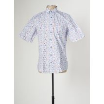 REDMOND - Chemise manches courtes bleu en coton - Homme - Taille S - Modz