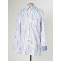 OLYMP - Chemise manches longues bleu en coton - Homme - Taille S - Modz