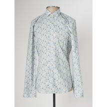 OLYMP - Chemise manches longues bleu en coton - Homme - Taille M - Modz